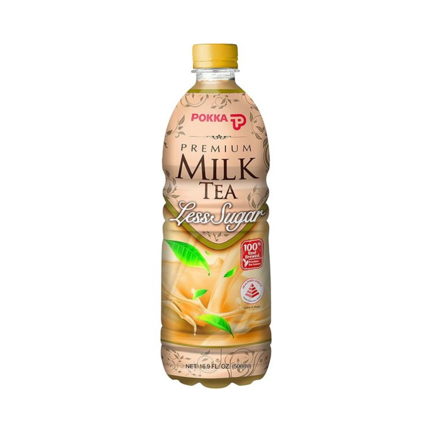 [BCRS] POKKA Premium Milk Tea Less Sugar 500ML X 24 (BOTTLE)