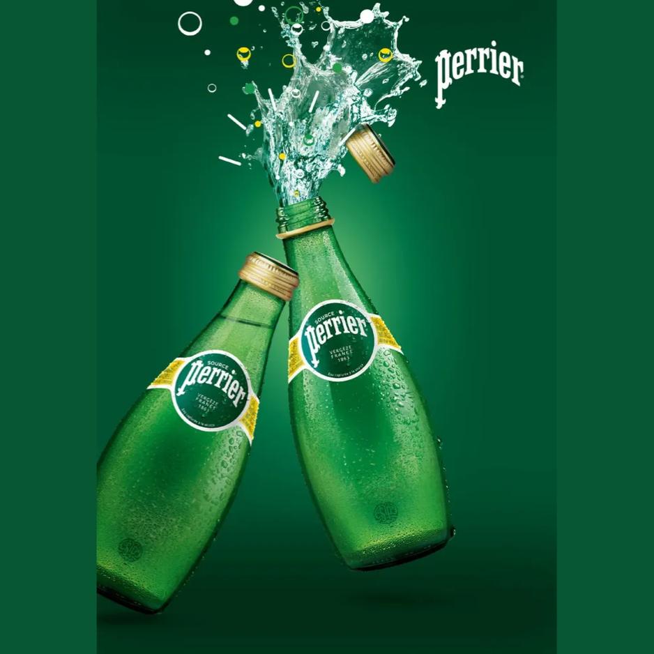 PERRIER Original Sparkling Mineral Water 200ML X 24 (GLASS)