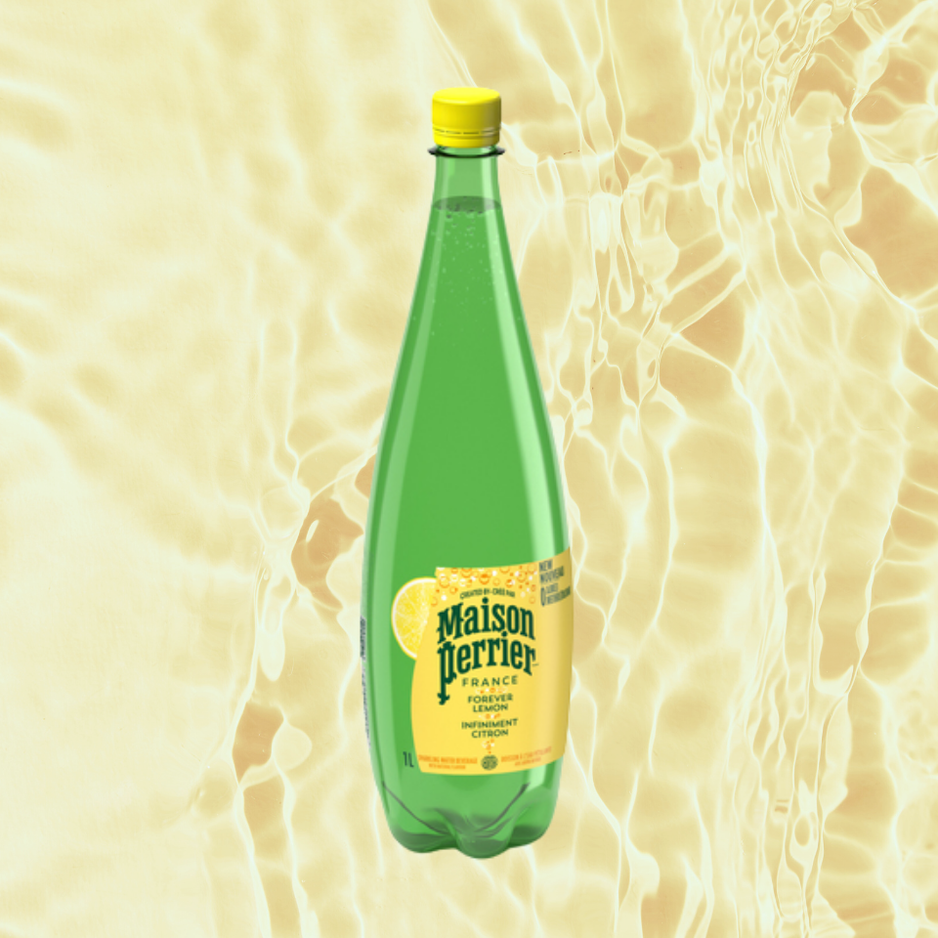 [CARTON] MAISON PERRIER Lemon Sparkling Mineral Water 1L X 12 (BOTTLE)