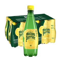 [CARTON] MAISON PERRIER Lemon Sparkling Mineral Water 500ML X 24 (BOTTLES)