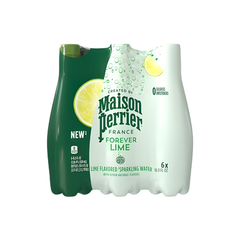 [SINGLE PACK] PERRIER Lime Sparkling Mineral Warer 500ML X 6 (BOTTLE)