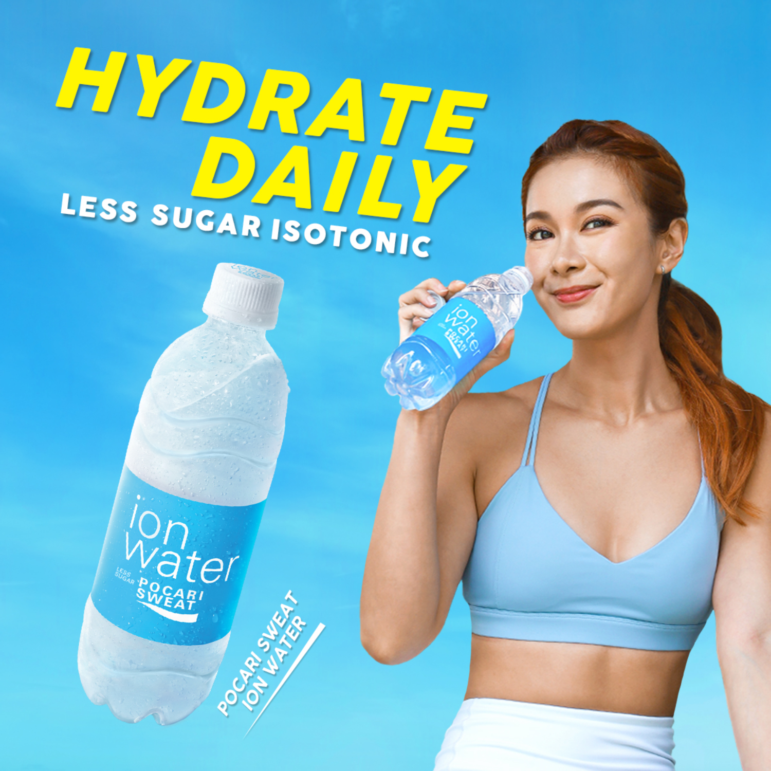 POCARI SWEAT ION Water 500ML X 24 (BOTTLE)