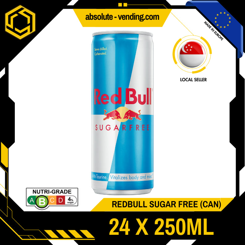 [CARTON] REDBULL SUGAR FREE 250ML X 24 (CAN)