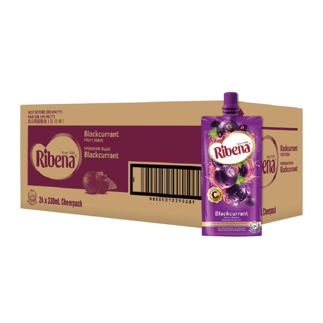 RIBENA Cheerpack 330ML X 24 (TETRA)