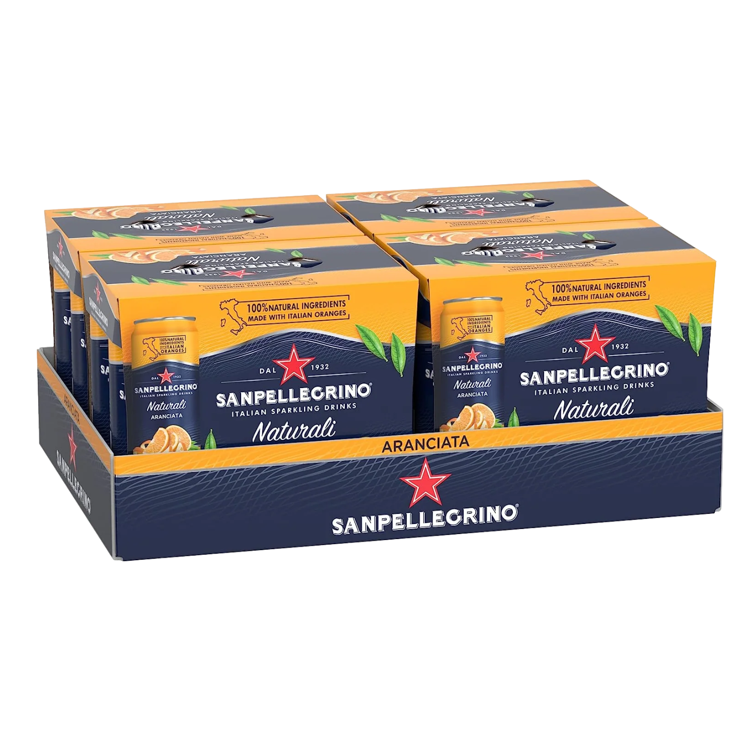 [CARTON] SAN PELLEGRINO Aranciata Sparkling Beverage 330ML X 24 (CAN)