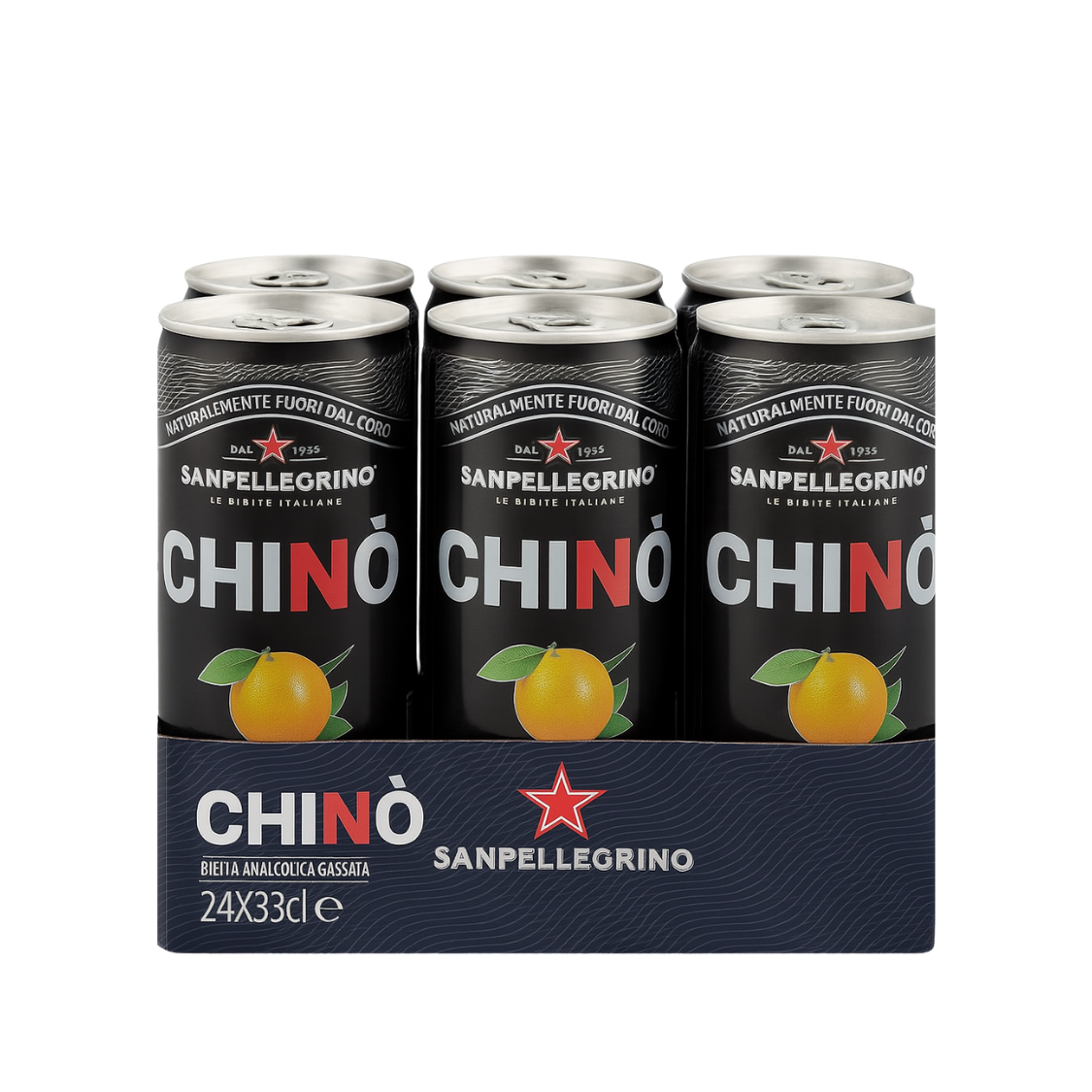 [CARTON] SAN PELLEGRINO Chinotto Sparkling Beverage 330ML X 24 (CAN)