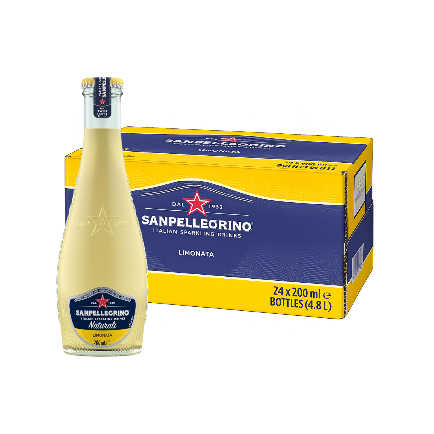 SAN PELLEGRINO Limonata 200ML X 24 (GLASS)