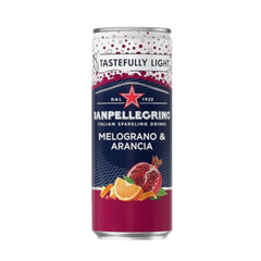 [CARTON] SAN PELLEGRINO Melograno & Arancia Tastefully Light Sparkling Beverage 330ML X 24 (CAN)