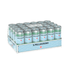 [CARTON] SAN PELLEGRINO Essenza Natural Sparkling Mineral Water 330ML X 24 (CAN)