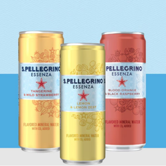 [CARTON] SAN PELLEGRINO Essenza Tangerine & Wild Strawberry 330ML X 24 (CAN)