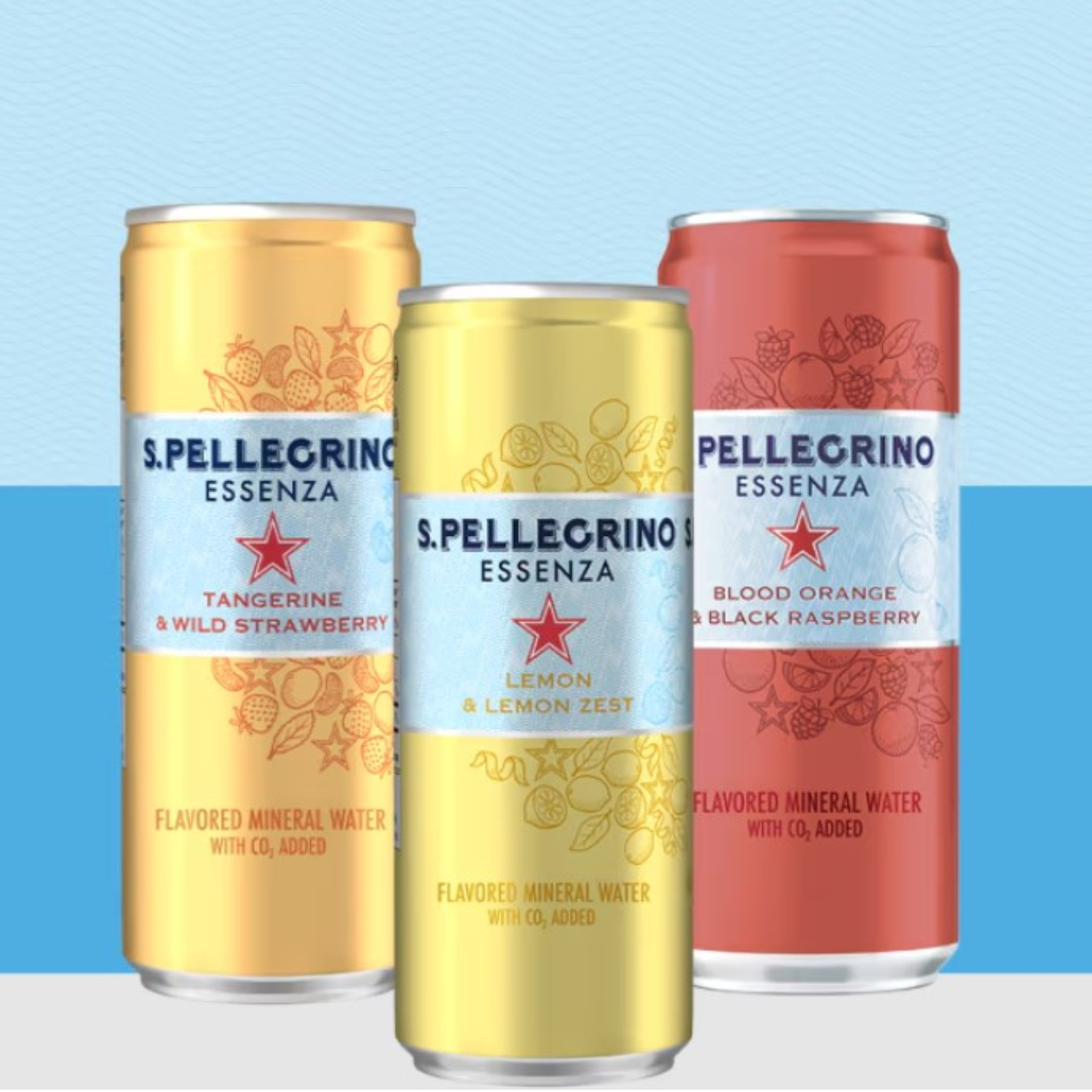 [SINGLE PACK] SAN PELLEGRINO Essenza Tangerine & Wild Strawberry 330ML X 8 (CAN)