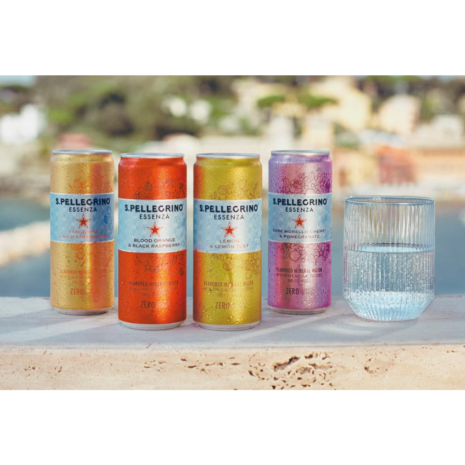 [SINGLE PACK] SAN PELLEGRINO Essenza Tangerine & Wild Strawberry 330ML X 8 (CAN)