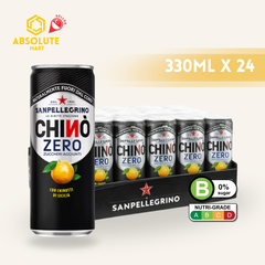 [CARTON] SAN PELLEGRINO Chinotto Zero Sparkling Beverage 330ML X 24 (CAN)