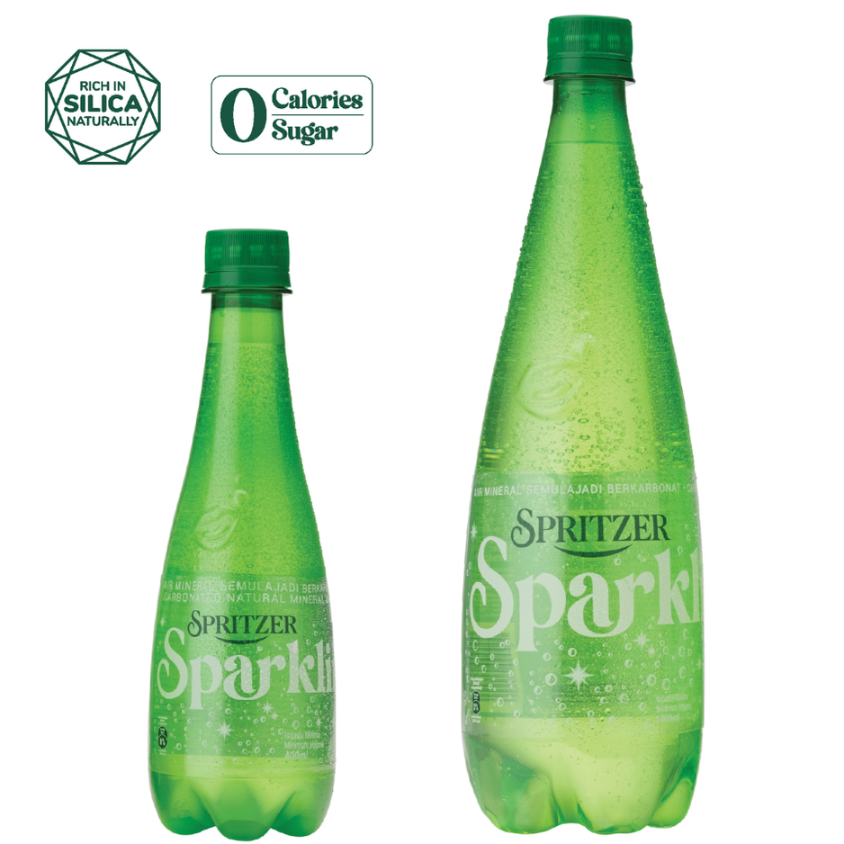 SPRITZER Sparkling Mineral Water 1L X 12 (BOTTLE)