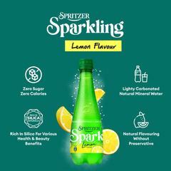 SPRITZER Sparkling Lemon Mineral Water 1L X 12 (BOTTLE)