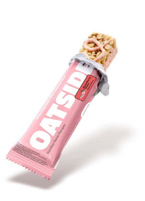[TWIN PACK] OATSIDE Strawberry Wholegrain Cereal Bar 2 Pack X 12 X 18G