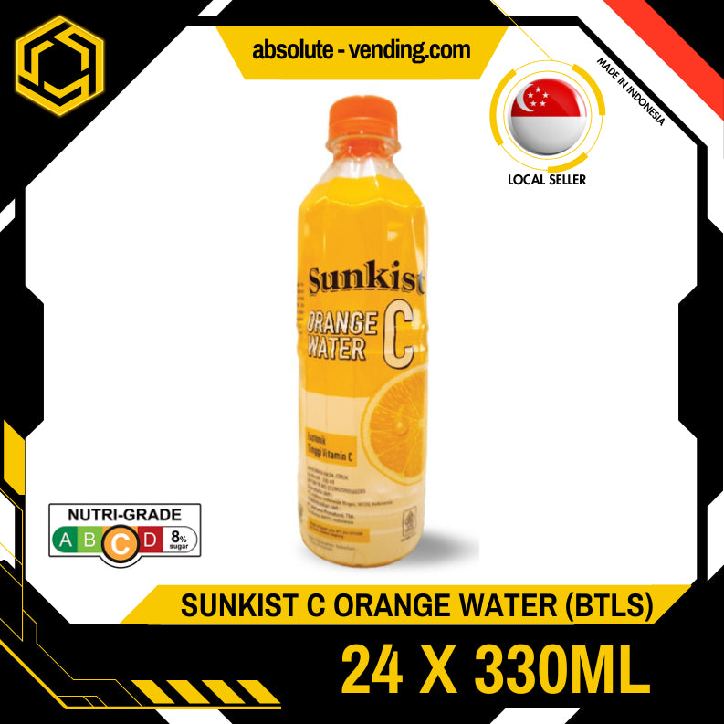 SUNKIST Vitamin C Orange Water 330ML X 24 (BOTTLE)