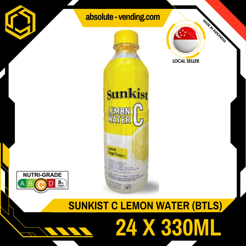 SUNKIST Vitamin C Lemon Water 330ML X 24 (BOTTLE)
