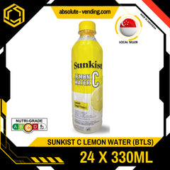 SUNKIST Vitamin C Lemon Water 330ML X 24 (BOTTLE)