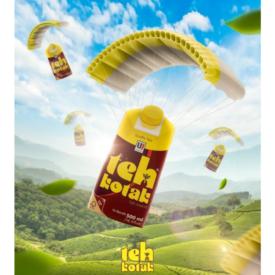 TEH KOTAK Jasmine Green Tea Original 300ML X 24 (TETRA)