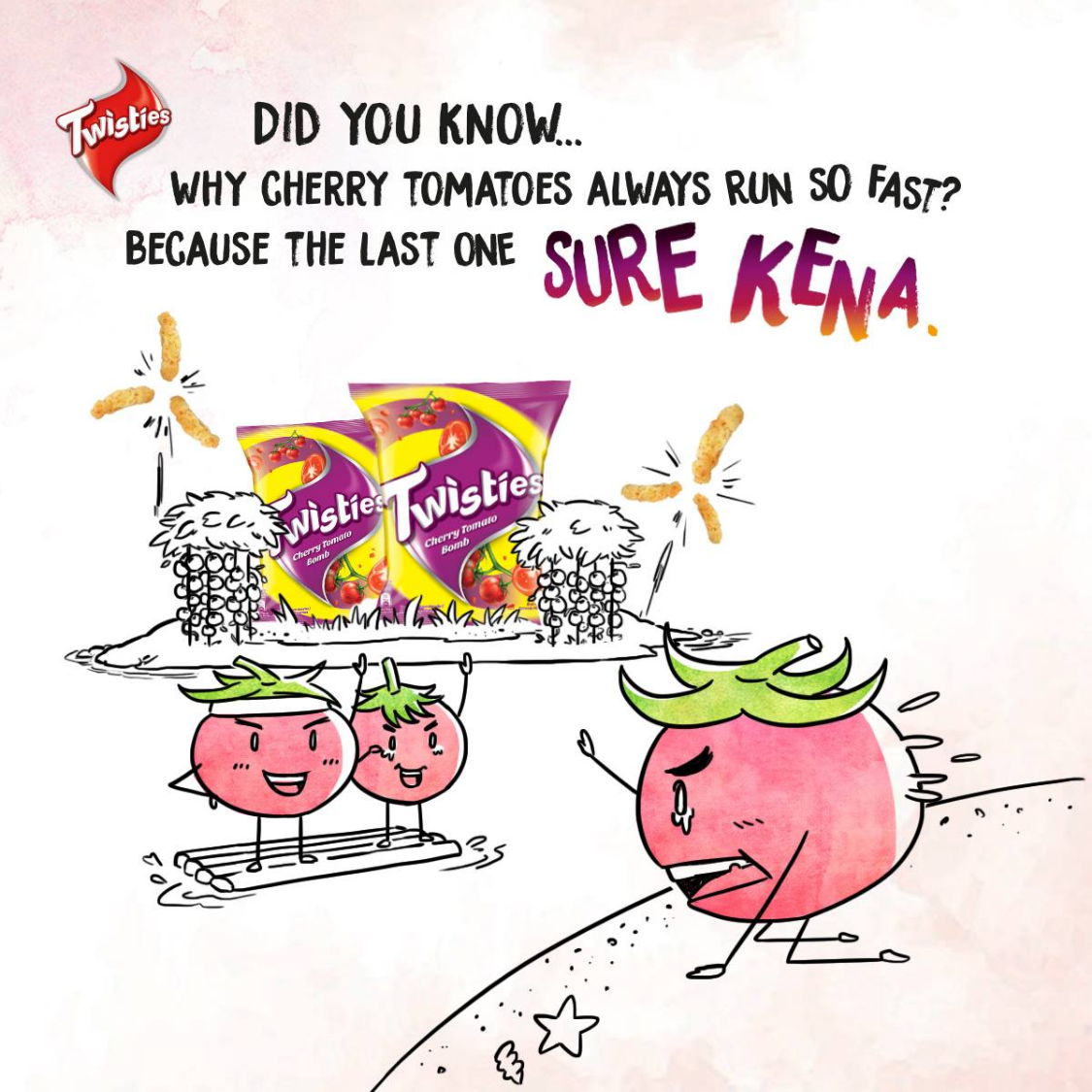 [CARTON] TWISTIES Cherry Tomato 13G X 24 X 16 (PACKETS)