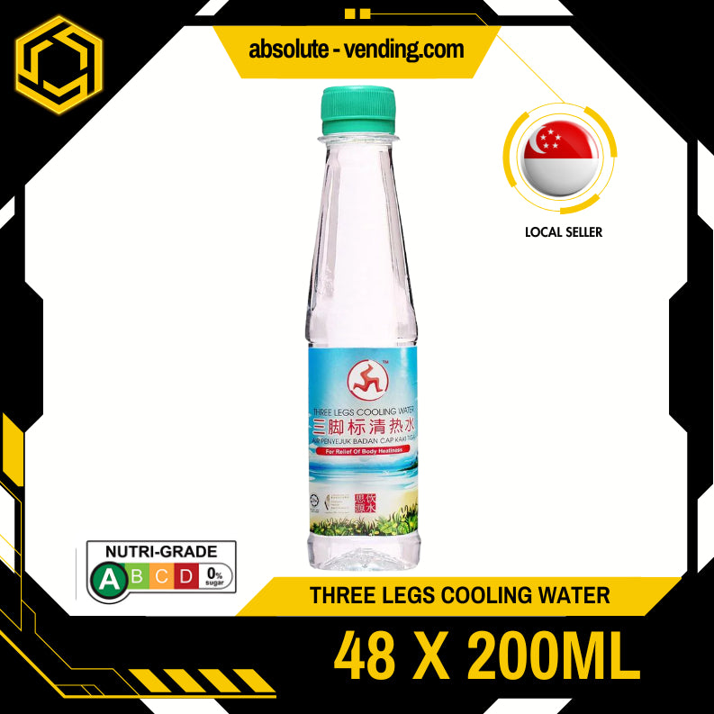 THREE LEGS Cooling Water Original 200ML X 48 (BOTTLE)