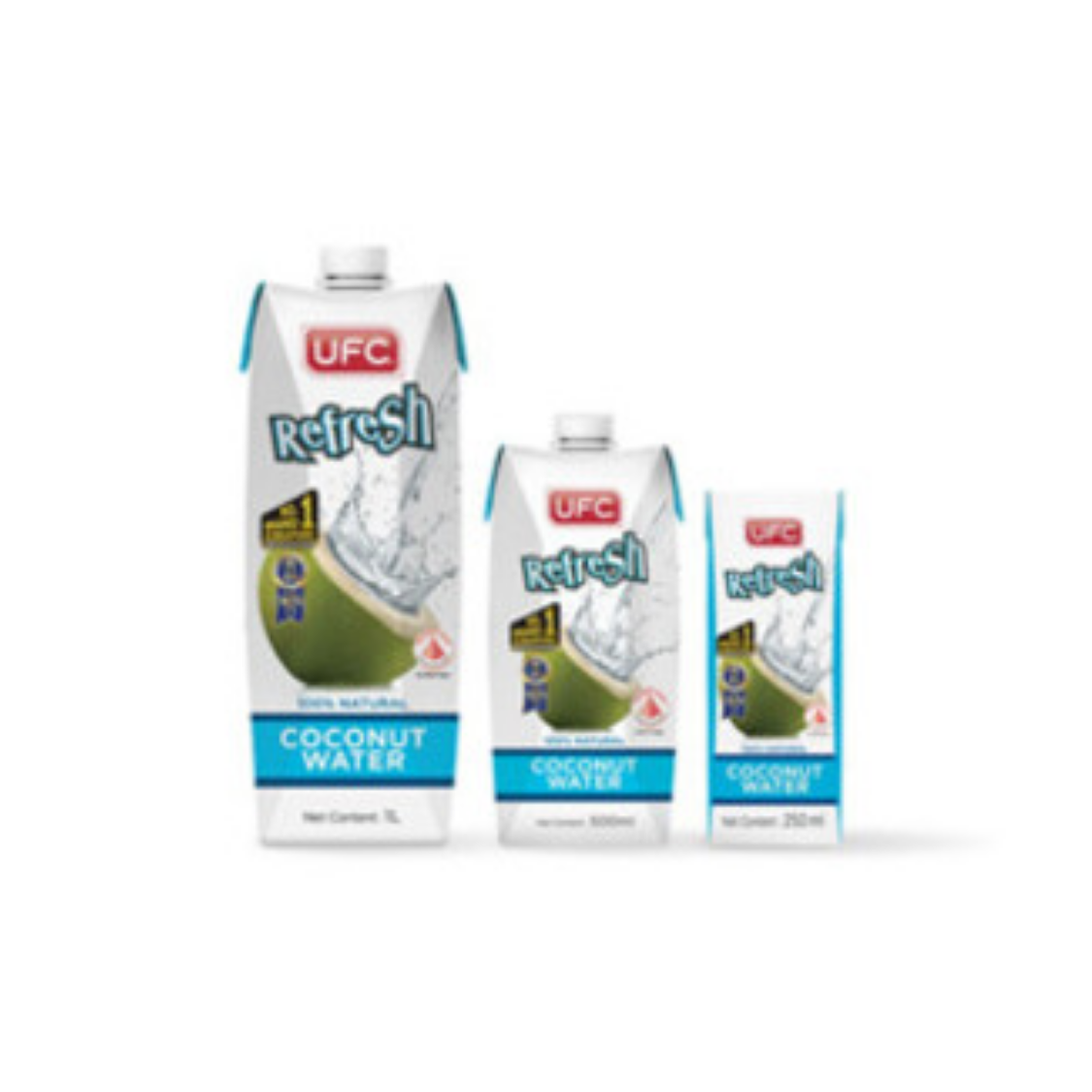 UFC Refresh 100% Coconut Water 250ML X 24 (TETRA)