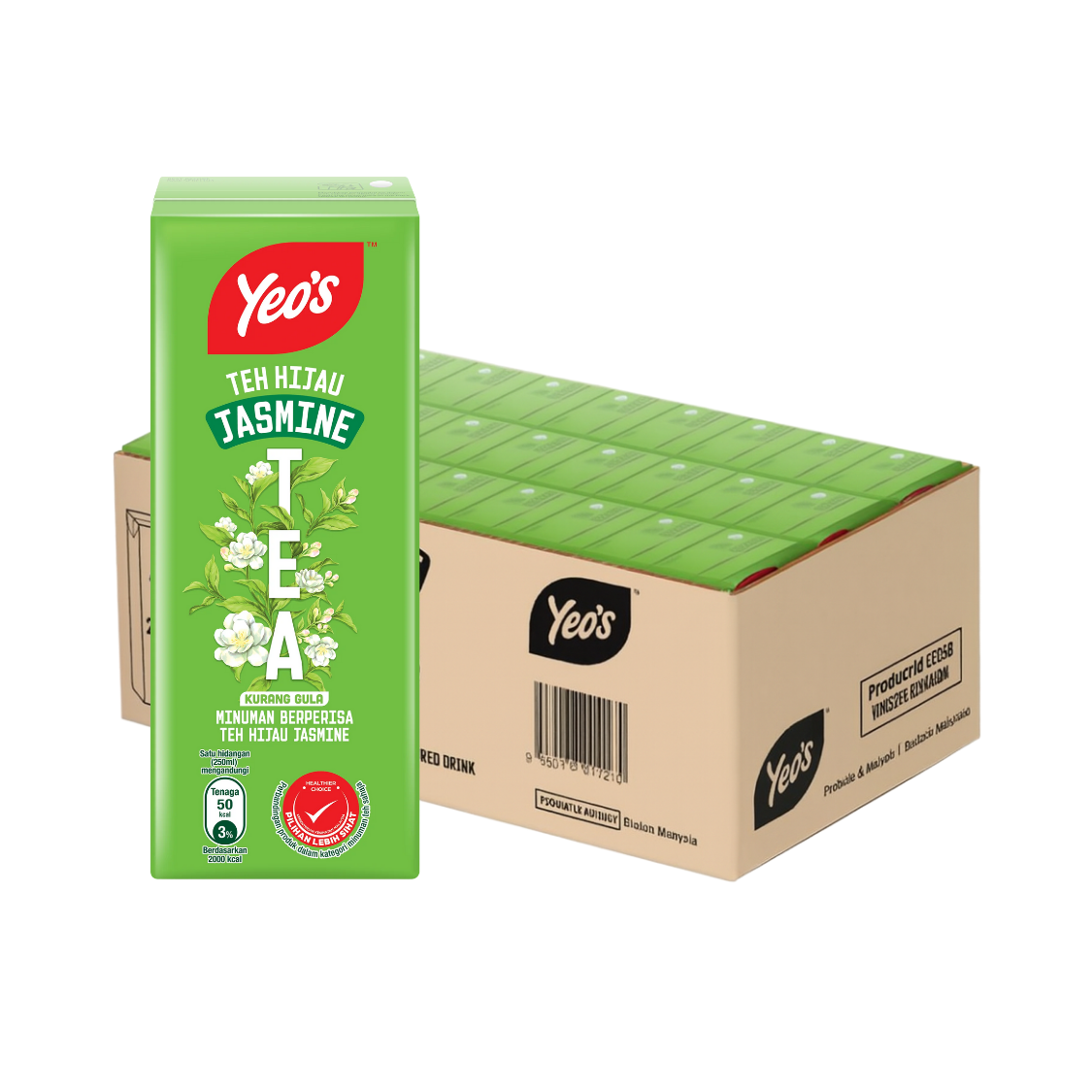 YEO'S Green Tea 250ML X 24 (TETRA)