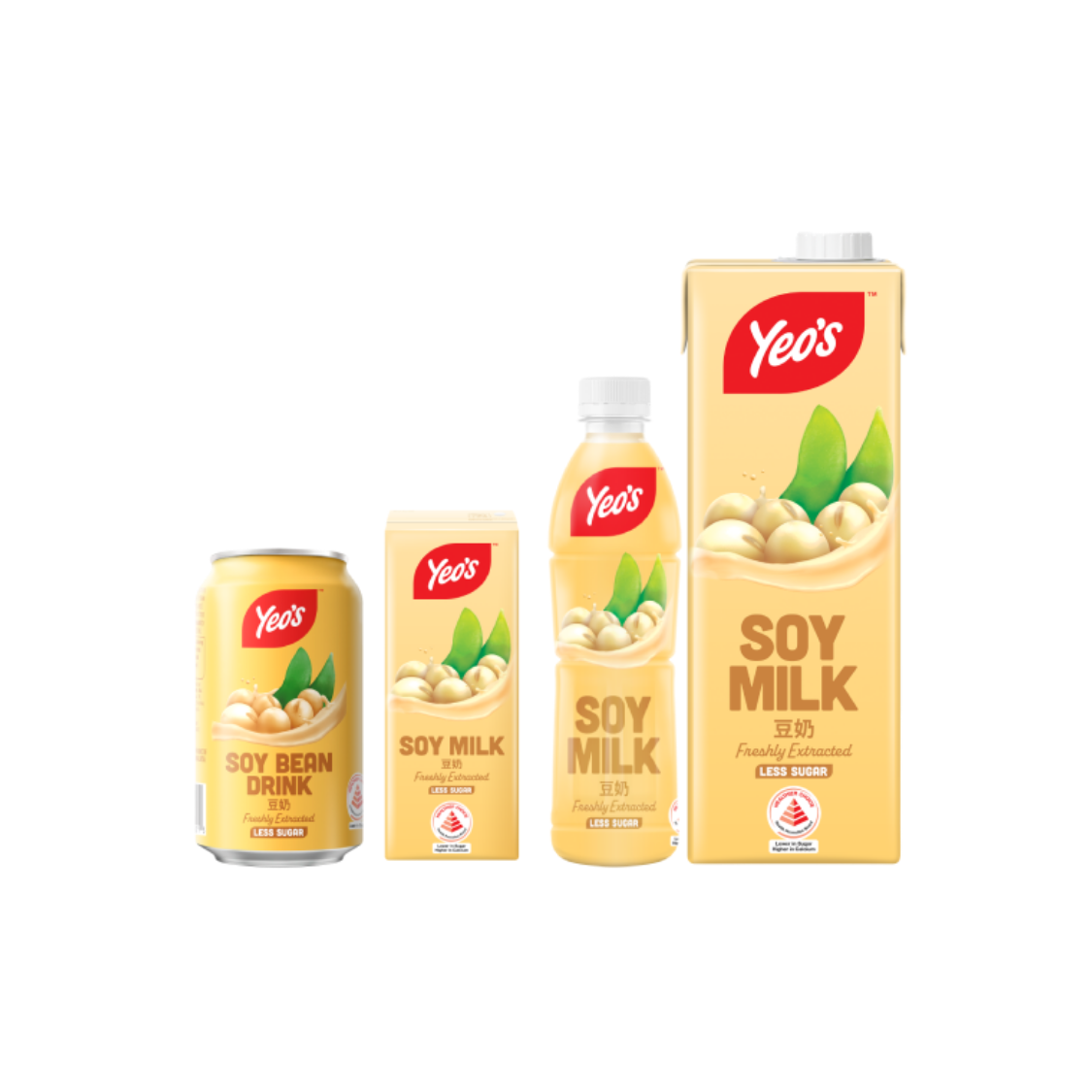 YEO'S Asian Drink Soya Bean 12 X 1L (TETRA)