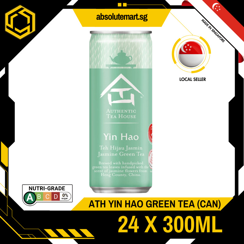 AUTHENTIC TEA HOUSE Yin Hao Green Tea 300ML X 24 (CAN) - ABSOLUTE MARTAUTHENTIC TEA HOUSE Yin Hao Green Tea 300ML X 24 (CAN)