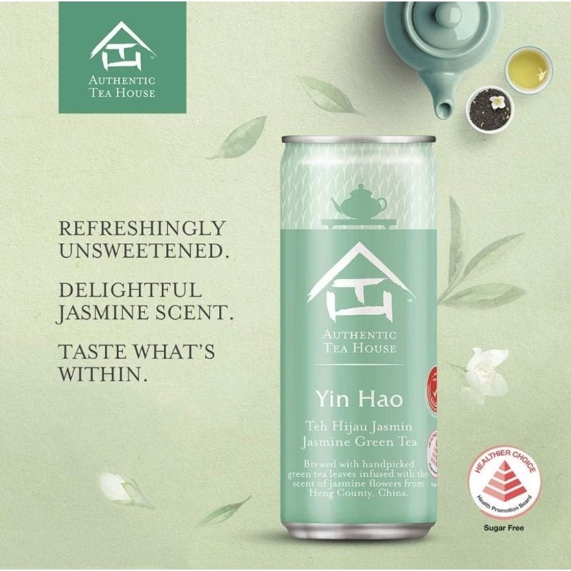 AUTHENTIC TEA HOUSE Yin Hao Green Tea 300ML X 24 (CAN) - ABSOLUTE MARTAUTHENTIC TEA HOUSE Yin Hao Green Tea 300ML X 24 (CAN)