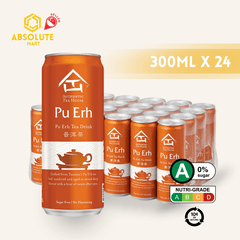 [BCRS] AUTHENTIC TEA HOUSE Pu Erh Tea 300ML X 24 (CAN) - ABSOLUTE MART[BCRS] AUTHENTIC TEA HOUSE Pu Erh Tea 300ML X 24 (CAN)Unflavoured Tea