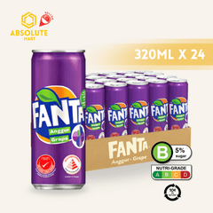 [BCRS] FANTA Grape 320ML X 24 (CAN) - ABSOLUTE MART[BCRS] FANTA Grape 320ML X 24 (CAN)Cola & Classic Sodas