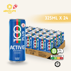 [BCRS] F&N 100 Plus Active 325ML X 24 (CAN) - ABSOLUTE MART[BCRS] F&N 100 Plus Active 325ML X 24 (CAN)Isotonic Drinks