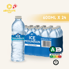 [BCRS] F&N Ice Mountain [BLUE] Drinking Water 600ML X 24(BOTTLE) - ABSOLUTE MART[BCRS] F&N Ice Mountain [BLUE] Drinking Water 600ML X 24(BOTTLE)Still Water
