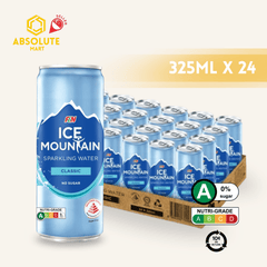 [BCRS] F&N Ice Mountain Sparkling Water Classic 325ML X 24 (CAN) - ABSOLUTE MART[BCRS] F&N Ice Mountain Sparkling Water Classic 325ML X 24 (CAN)Sparkling Water