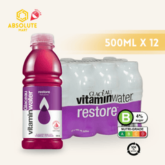 [BCRS] Glacéau Vitamin Water Restore Fruit Punch 500ML X 12 (BOTTLE) - ABSOLUTE MART[BCRS] Glacéau Vitamin Water Restore Fruit Punch 500ML X 12 (BOTTLE)Vitamin Water