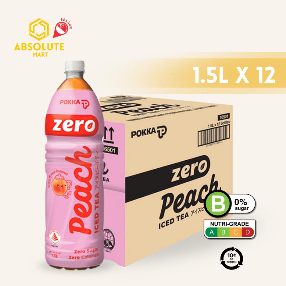 [BCRS] POKKA Ice Peach Tea Zero 1.5L X 12 (BOTTLE) - ABSOLUTE MART[BCRS] POKKA Ice Peach Tea Zero 1.5L X 12 (BOTTLE)Flavoured & Milk Tea