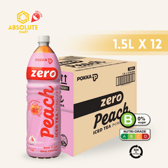 [BCRS] POKKA Ice Peach Tea Zero 1.5L X 12 (BOTTLE) - ABSOLUTE MART[BCRS] POKKA Ice Peach Tea Zero 1.5L X 12 (BOTTLE)Flavoured & Milk Tea