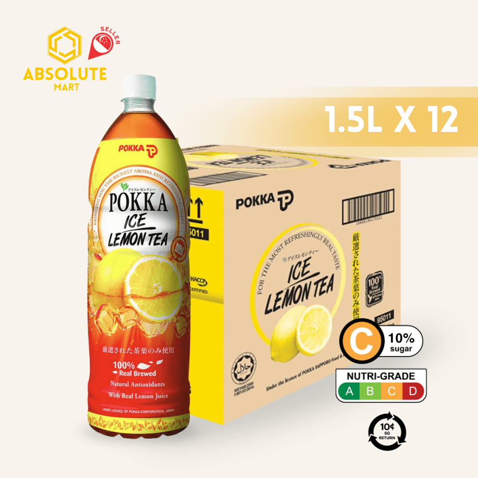 [BCRS] POKKA Lemon Tea 1.5L X 12 (BOTTLE) - ABSOLUTE MART[BCRS] POKKA Lemon Tea 1.5L X 12 (BOTTLE)Flavoured & Milk Tea