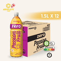 [BCRS] POKKA Passion Fruit Tea Zero 1.5L X 12 (BOTTLE) - ABSOLUTE MART[BCRS] POKKA Passion Fruit Tea Zero 1.5L X 12 (BOTTLE)Flavoured & Milk Tea