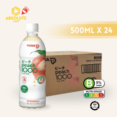 [BCRS] POKKA Peach 1000 500ML X 24 (BOTTLE) - ABSOLUTE MART[BCRS] POKKA Peach 1000 500ML X 24 (BOTTLE)Fruit Drinks