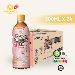 [BCRS] POKKA Peach Oolong Tea 500ML X 24 (BOTTLE) - ABSOLUTE MART[BCRS] POKKA Peach Oolong Tea 500ML X 24 (BOTTLE)Flavoured & Milk Tea