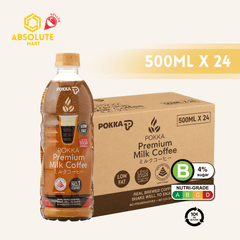 [BCRS] POKKA Premium Milk Coffee Less Sugar 500ML X 24 (BOTTLE) - ABSOLUTE MART[BCRS] POKKA Premium Milk Coffee Less Sugar 500ML X 24 (BOTTLE)Ready To Drink Coffee