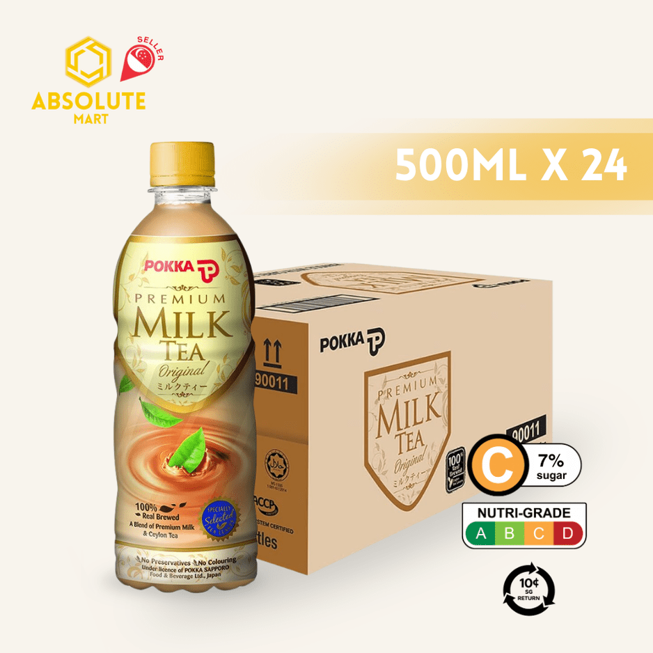 [BCRS] POKKA Premium Milk Tea 500ML X 24 (BOTTLE) - ABSOLUTE MART[BCRS] POKKA Premium Milk Tea 500ML X 24 (BOTTLE)Flavoured & Milk Tea