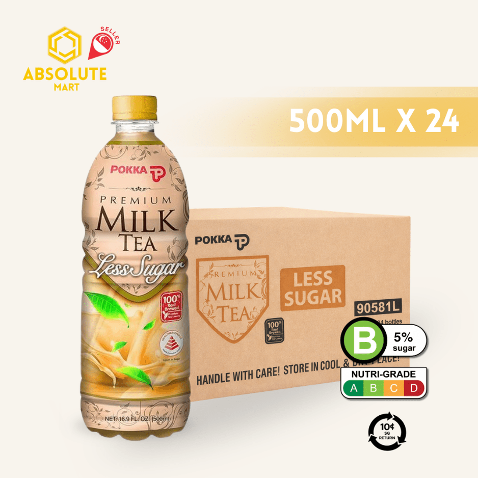 [BCRS] POKKA Premium Milk Tea Less Sugar 500ML X 24 (BOTTLE) - ABSOLUTE MART[BCRS] POKKA Premium Milk Tea Less Sugar 500ML X 24 (BOTTLE)Flavoured & Milk Tea