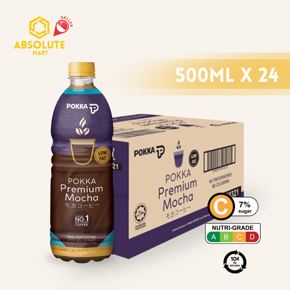 [BCRS] POKKA Premium Mocha Coffee 500ML X 24 (BOTTLE) - ABSOLUTE MART[BCRS] POKKA Premium Mocha Coffee 500ML X 24 (BOTTLE)Ready To Drink Coffee