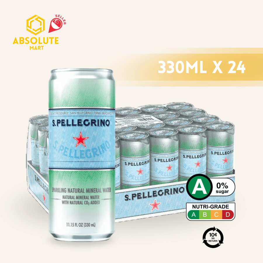 [BCRS] SAN PELLEGRINO ESSENZA Natural Sparkling Mineral Water 330ML X 24 (CAN) - ABSOLUTE MART[BCRS] SAN PELLEGRINO ESSENZA Natural Sparkling Mineral Water 330ML X 24 (CAN)Sparkling Water