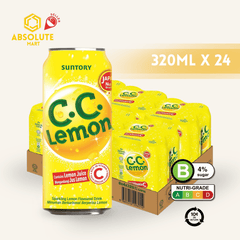 [BCRS] SUNTORY C.C LEMON 320ML X 24 (CAN) - ABSOLUTE MART[BCRS] SUNTORY C.C LEMON 320ML X 24 (CAN)Fruity Sparkling Drinks