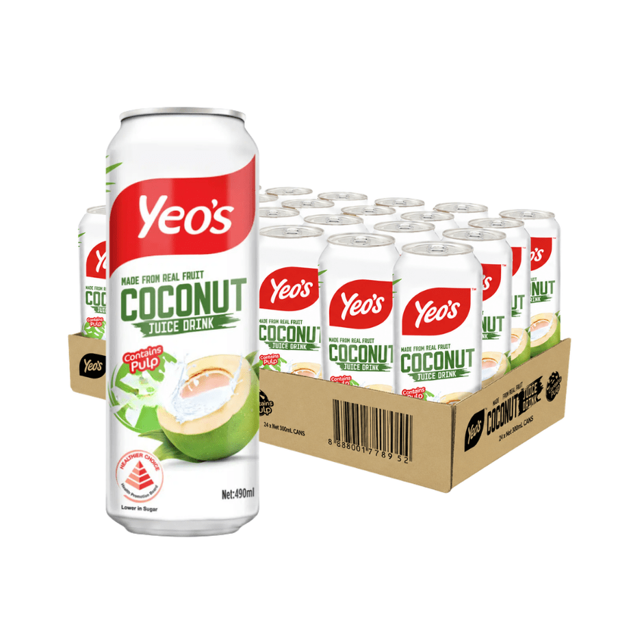 [BCRS] YEO'S Coconut 490ML X 24 (CAN) - ABSOLUTE MART[BCRS] YEO'S Coconut 490ML X 24 (CAN)Fruit Drinks
